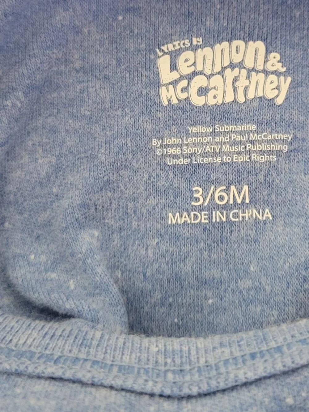 The Beatles Baby Bodysuit Lot Yellow Submarine, Let It Be, I Am The Walrus 3-6m